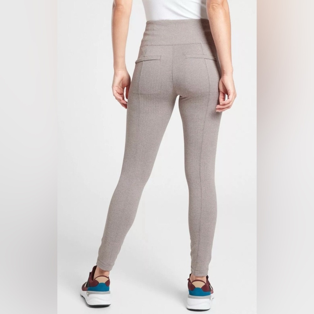 Athleta Delancey Skyline Herringbone Chevron Tights Leggings Pants Size Small